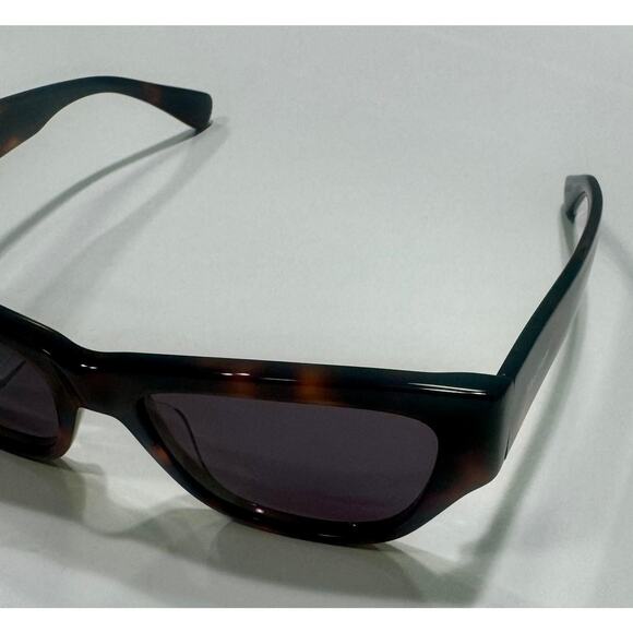 Max Mara 56mm Geometric Sunglasses Havana Smoke - Picture 11 of 12